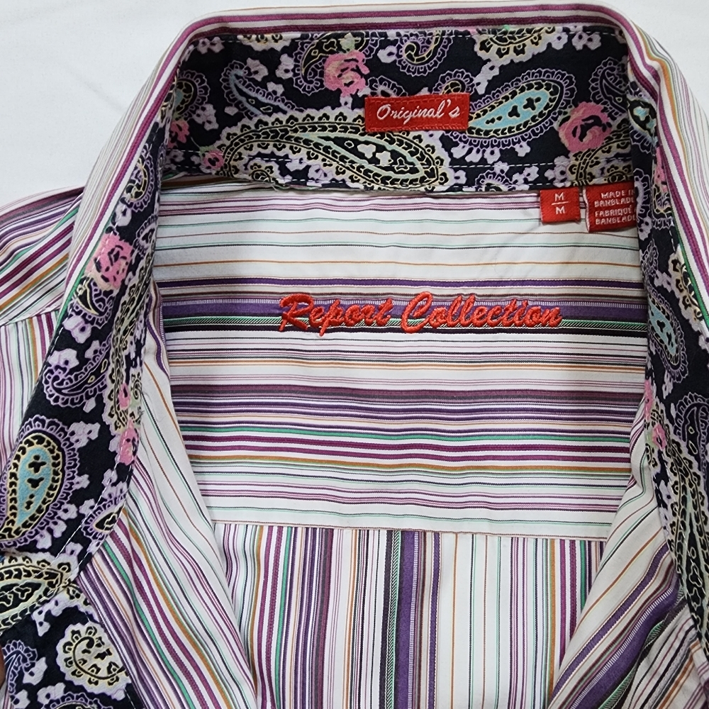 Men's Report Collection Original's 100% Cotton Shirt, Size M
